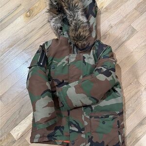 Polo by Ralph Lauren Orange and Camouflage Jacket